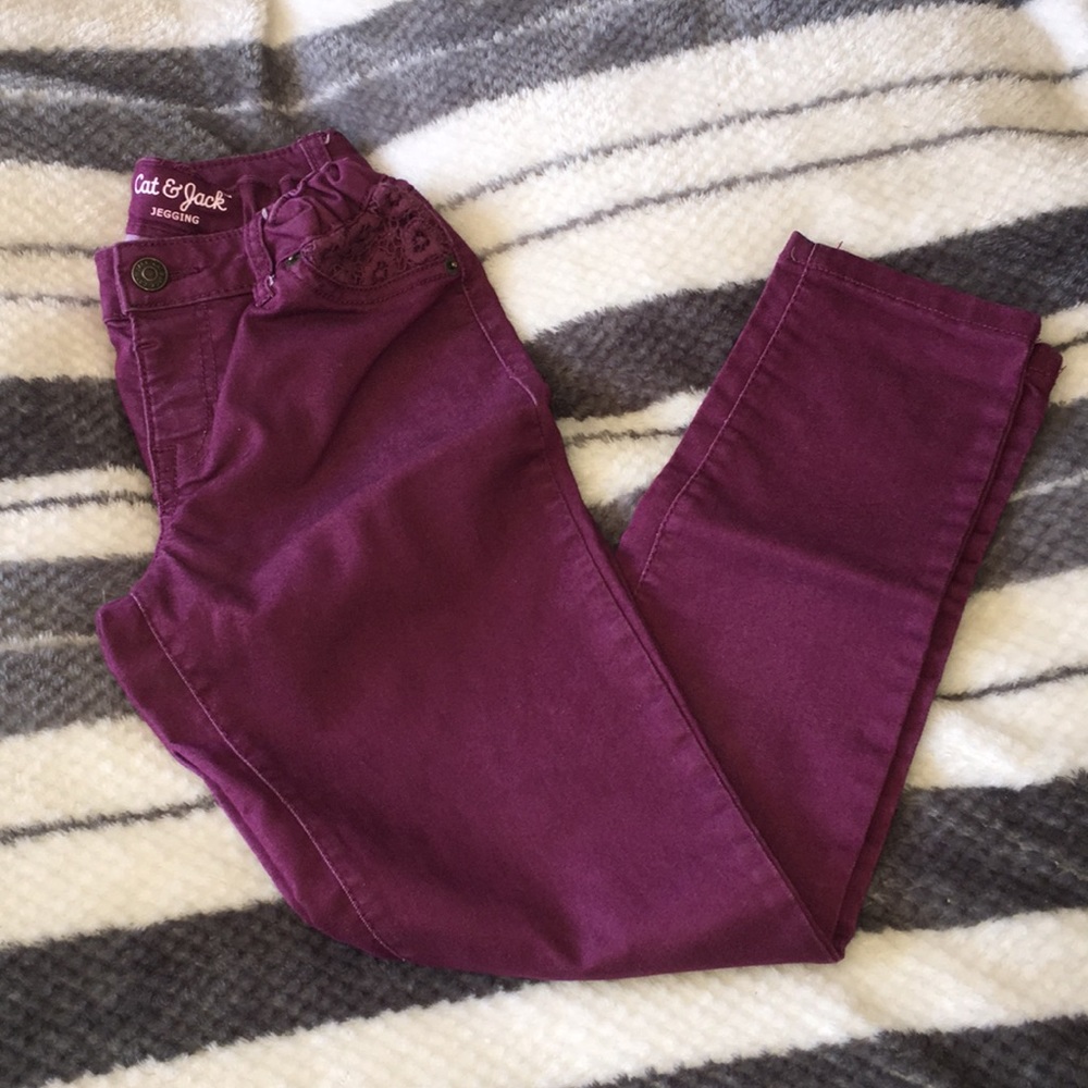 cat & jack burgundy jeggings !!